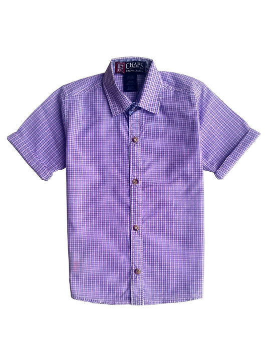 Marron Check Casual Shirt