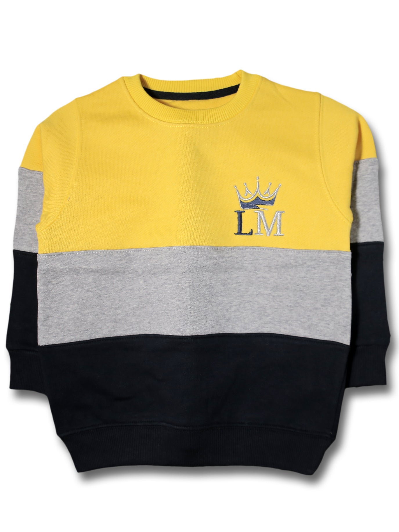 Boys Multi Yellow Sweatshirt