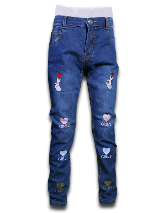 Girls Embroidery Jean