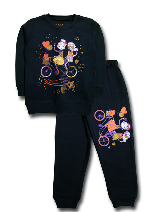 Girls Cycle Tracksuit